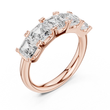 Gold Ring DDLR-701, Rose Gold, view 2