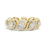 Gold Ring DDLR-306, Yellow Gold, view 3