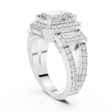 Gold Ring DDLR-266, White Gold, view 1