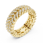 Gold Ring DDLR-315, Yellow Gold, view 2