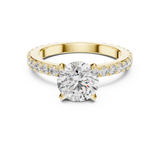 Gold Ring L03-1293, Yellow Gold, view 4