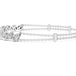 Gold Bracelet L02-598, White Gold, view 3