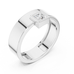 Gold Ring SBMR(2), White Gold, view 2