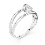 Gold Ring SBWR(63), White Gold, view 2