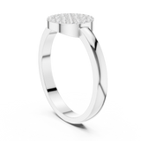 Gold Ring DDLR-584, White Gold