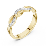 Gold Ring 12-10005@L, Yellow Gold, view 2