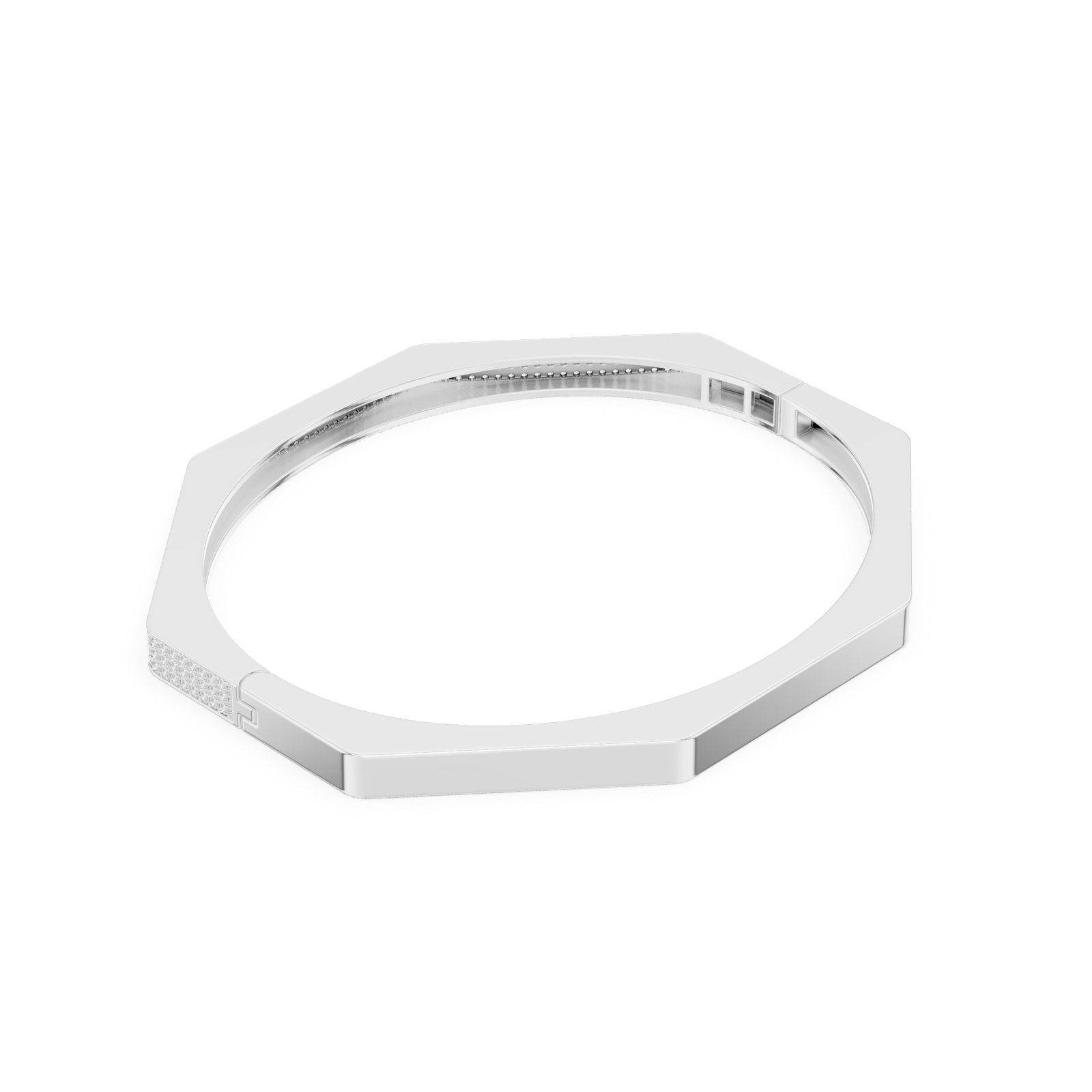 Gold Bracelet SBMB (13), White Gold, view 2