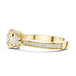 Gold Ring DDLR-264, Yellow Gold, view 3