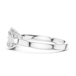 Gold Ring 00001L (18), White Gold, view 3