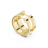 Gold Earrings SBER(33), Yellow Gold, view 2