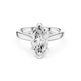 Gold Jewelry L36-18, Marquise center stone, White Gold, view 4