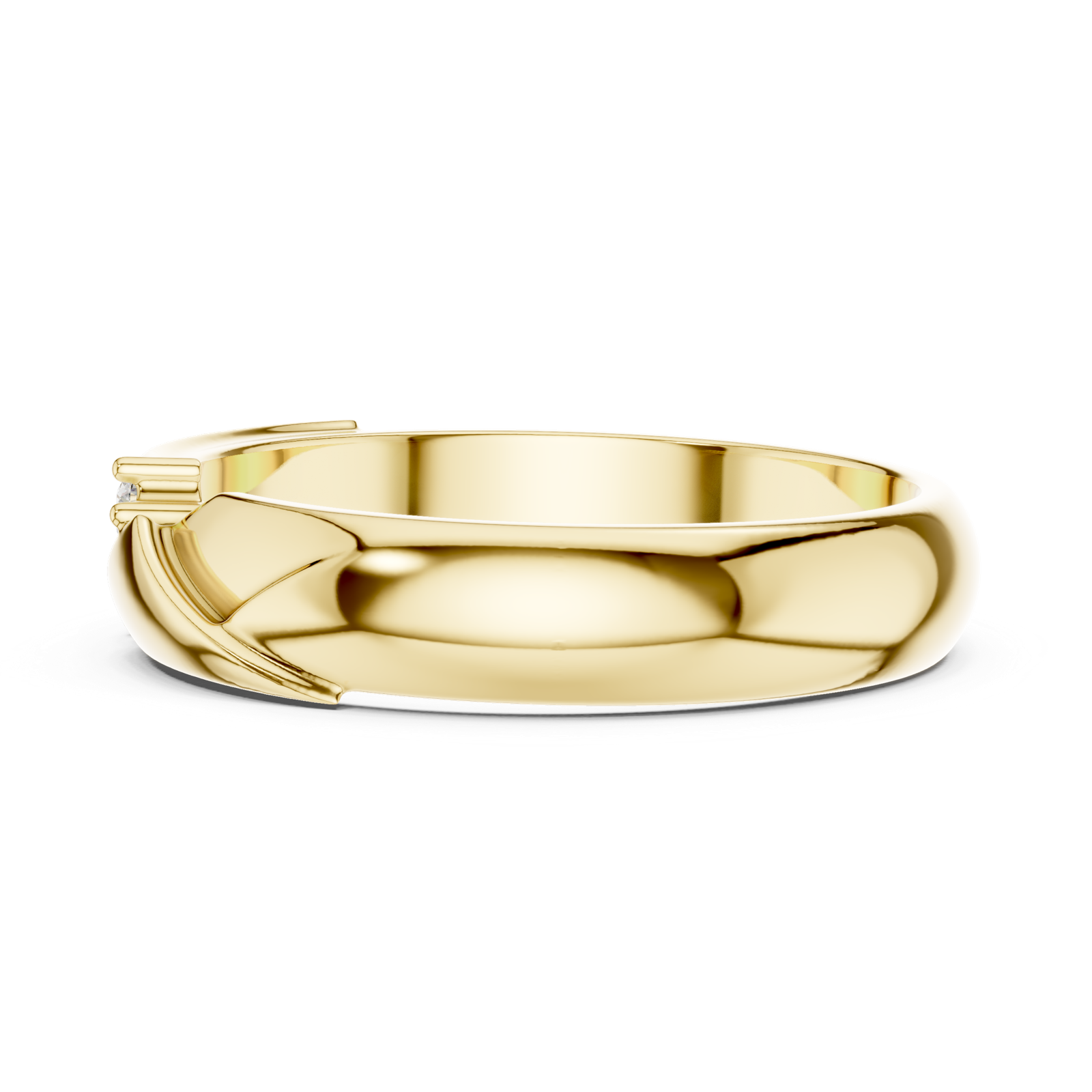 Gold Ring SBMR(19), Yellow Gold, view 3