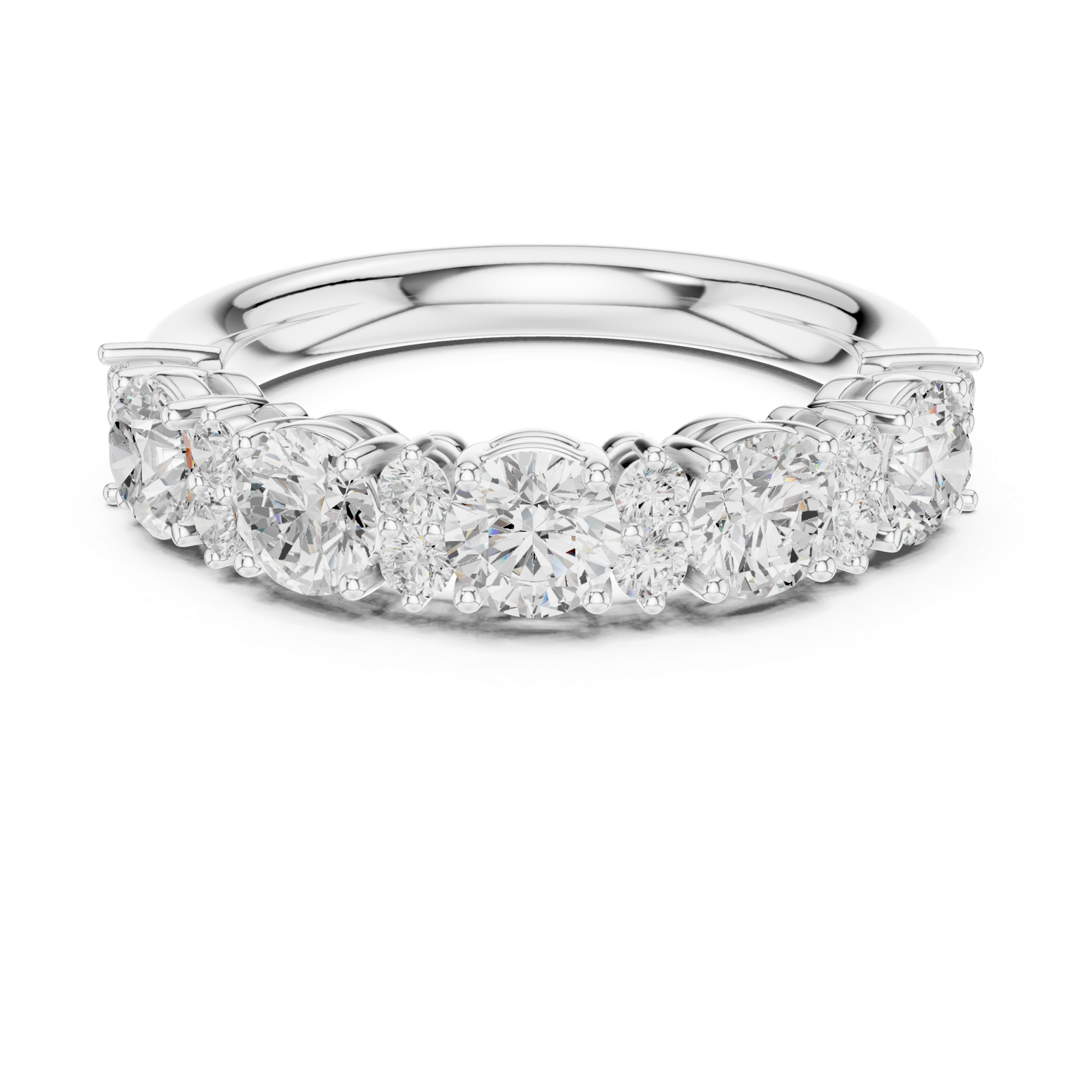 Gold Ring DDLR-697, White Gold, view 4