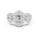 Gold Ring DDLR-279, White Gold, view 4