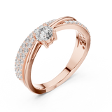 Gold Ring SBWR(1), Rose Gold, view 2