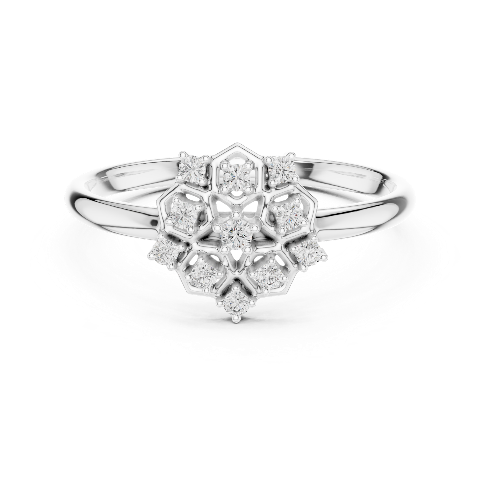 Gold Ring 1 (408), White Gold