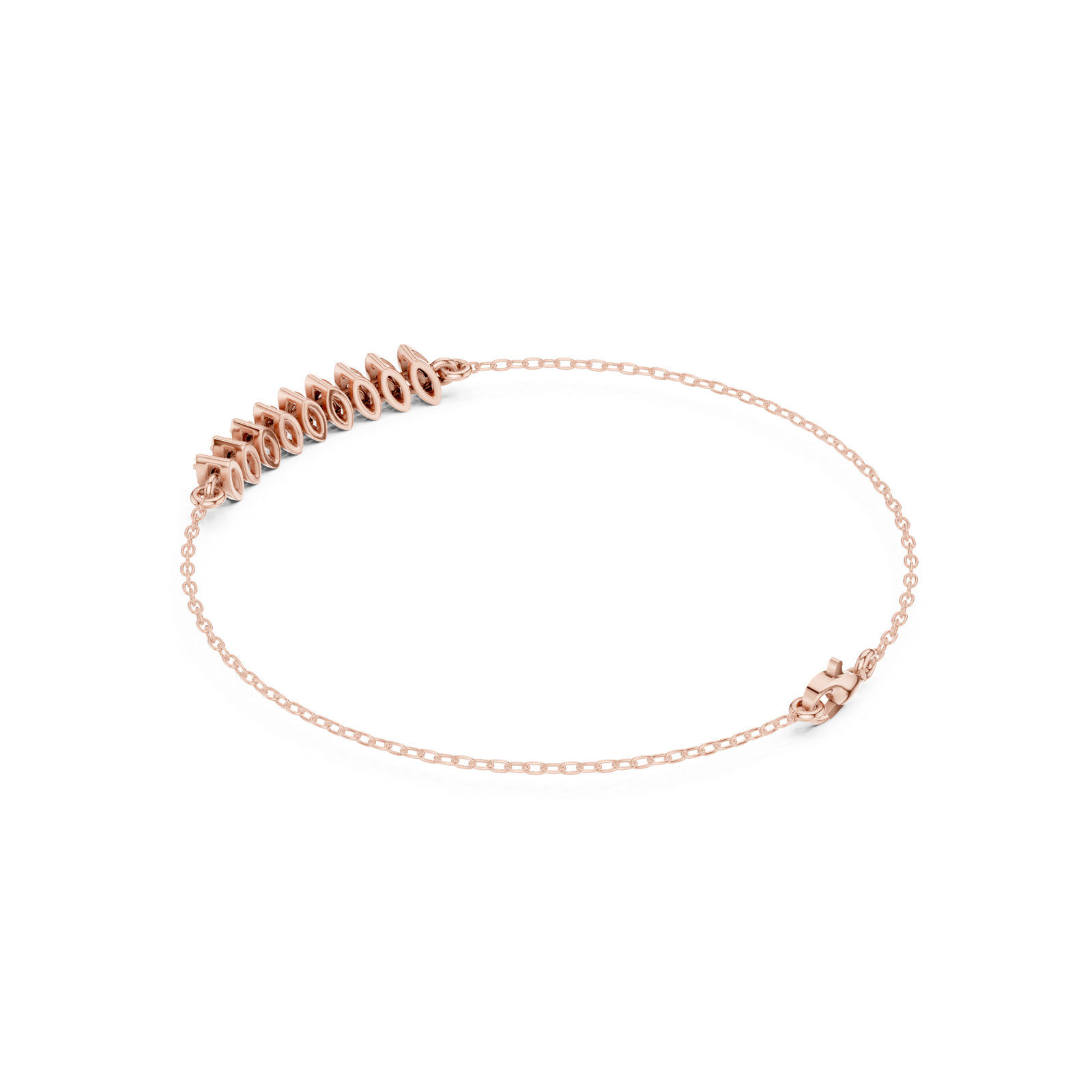 Gold Bracelet SBWB (12), Rose Gold, view 2