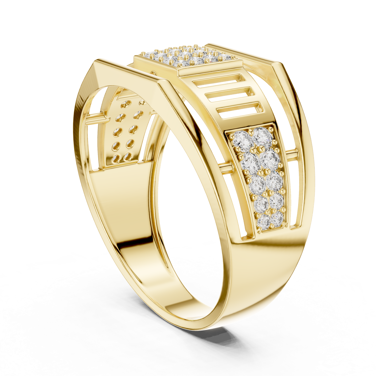Gold Ring LR-01 (8), Yellow Gold