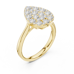 Gold Ring DDLR-784, Yellow Gold, view 2