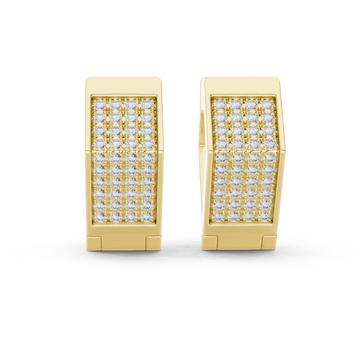Gold Earrings L03-5, Yellow Gold