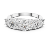 Gold Ring ALR-70, White Gold, view 4