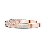Gold Ring DDLR-377, Rose Gold, view 3