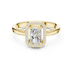 Gold Ring DDLR-472, Yellow Gold, view 4
