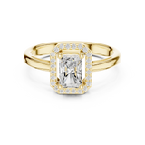 Gold Ring DDLR-472, Yellow Gold, view 4