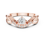 Gold Ring DDLR-829, Rose Gold, view 4