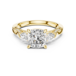 Gold Ring DDLR-284, Yellow Gold, view 4