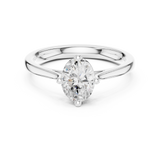 Gold Ring DDLR-569, White Gold, view 4