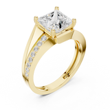 Gold Ring DDLR-395, Yellow Gold, view 2