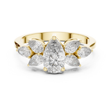 Gold Ring AVBLR-132, Yellow Gold, view 4