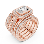 Gold Ring DDLR-849, Rose Gold, view 2