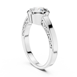 Gold Ring LR-0111, White Gold, view 1