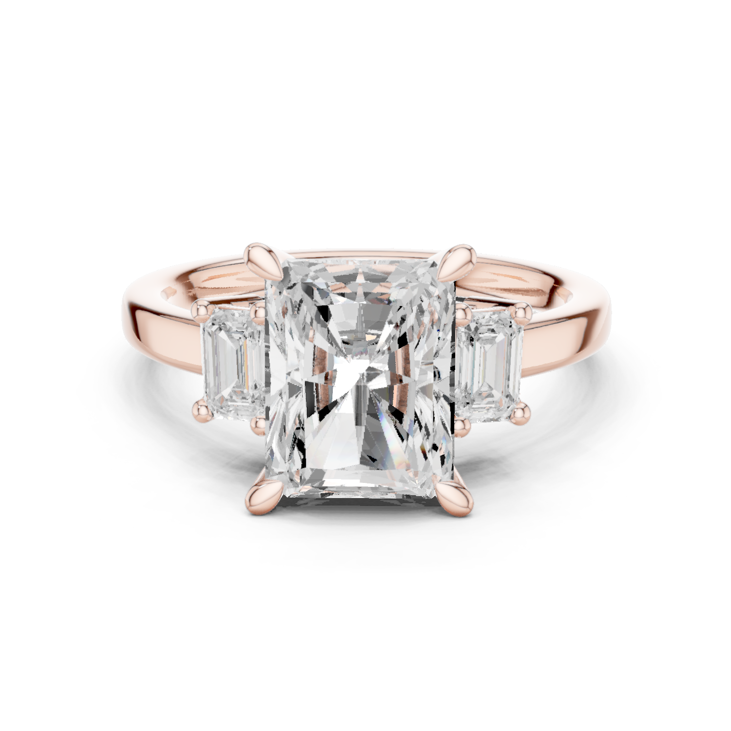 Gold Ring DDLR-286, Rose Gold