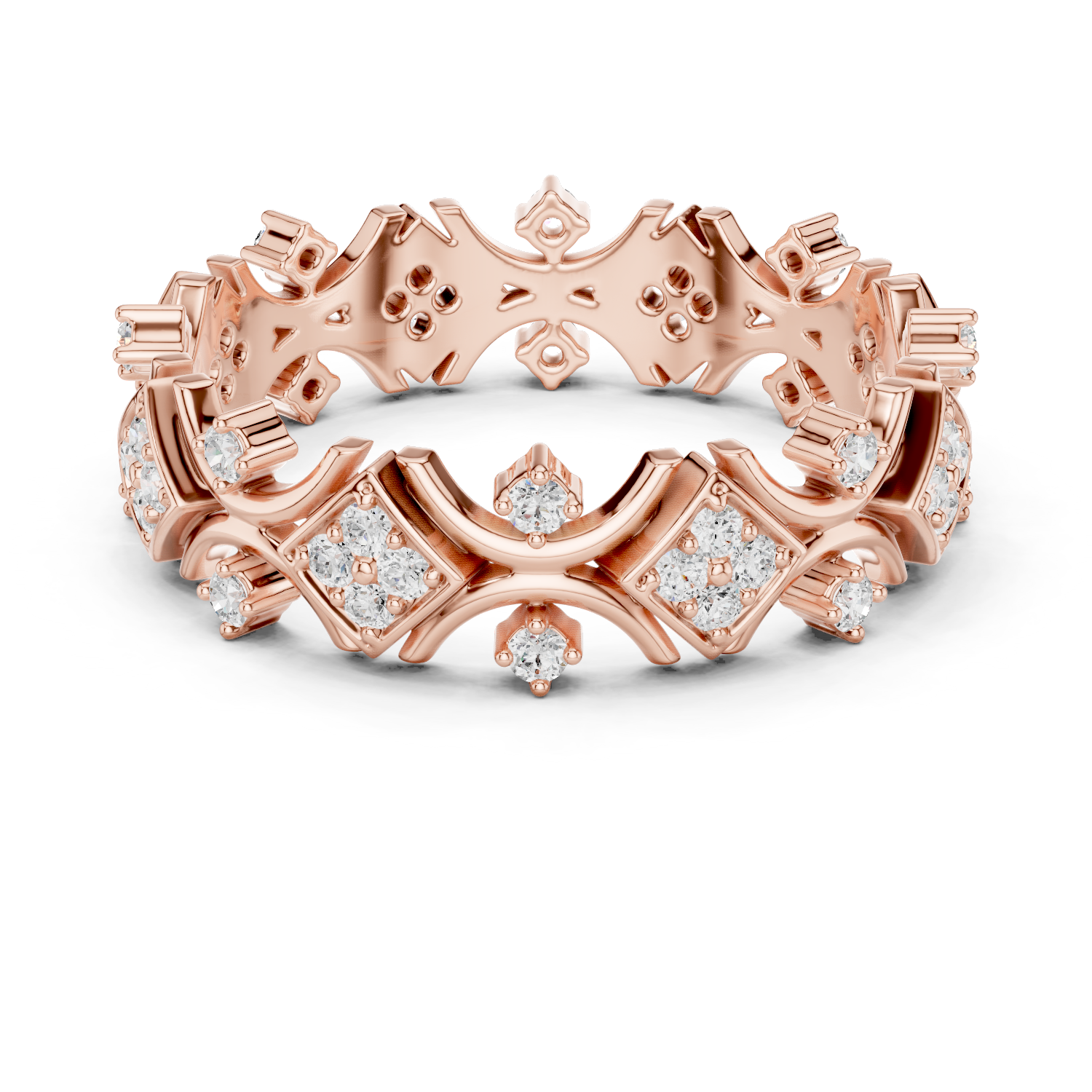 Gold Ring R38, Rose Gold