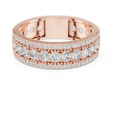 Gold Ring DDLR-224, Rose Gold, view 4