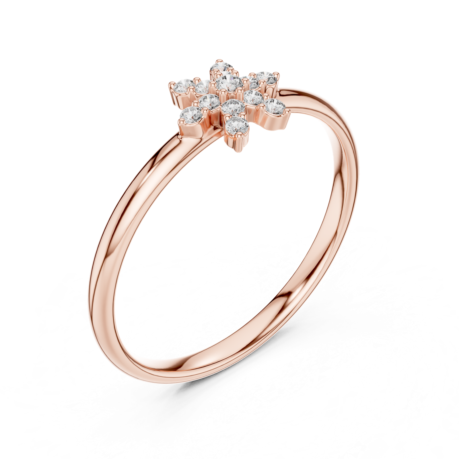 Gold Ring 1 (366), Rose Gold, view 2