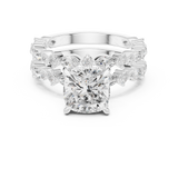Gold Ring DDLR-951, White Gold, view 4
