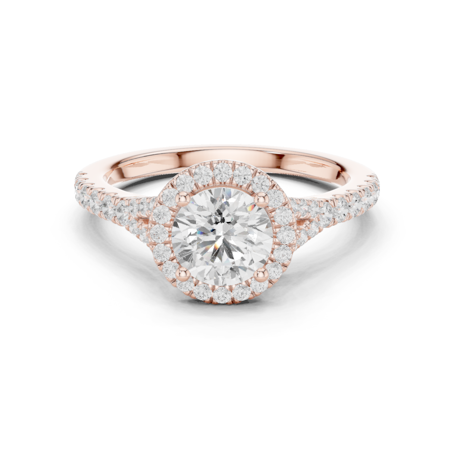 Gold Ring DDLR-914, Rose Gold