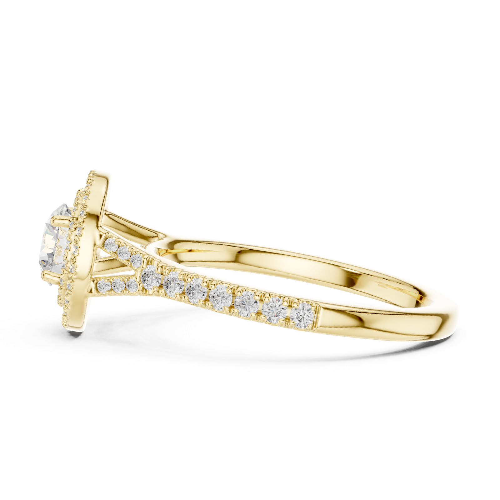 Gold Ring LR-0254, Yellow Gold, view 3