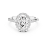 Gold Ring DDLR-415, White Gold, view 4