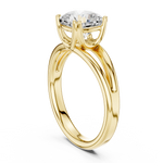Gold Jewelry L36-7, Cushion center stone, Yellow Gold, view 1