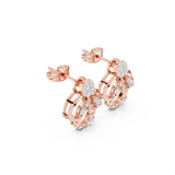 Gold Earrings 9-10010PE, Rose Gold, view 1