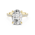 Gold Ring DDLR-259, Yellow Gold, view 4