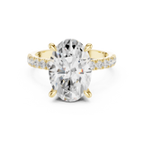 Gold Ring DDLR-259, Yellow Gold, view 4