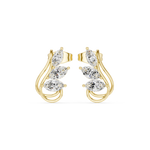 Gold Earrings Avber-97, Yellow Gold