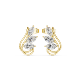 Gold Earrings Avber-97, Yellow Gold