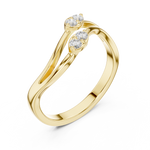 Gold Ring SBWR(4), Yellow Gold, view 2